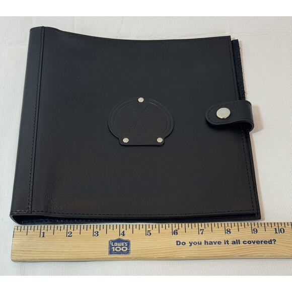 Le Cornue 1908 Document Portfolio Folder Brown Leather Recipe Menu Holder - Picture 8 of 16